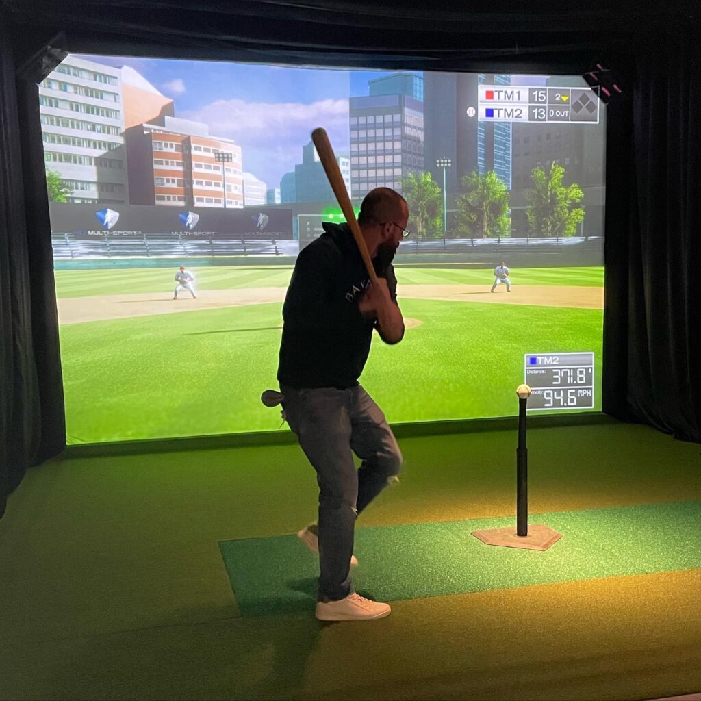 golf and sports simulator at mcdivots grimes iowa